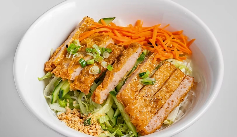 Best pork vermicelli bowl in Calgary, AB