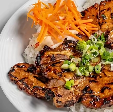 Best charbroiled pork chop in Calgary, AB